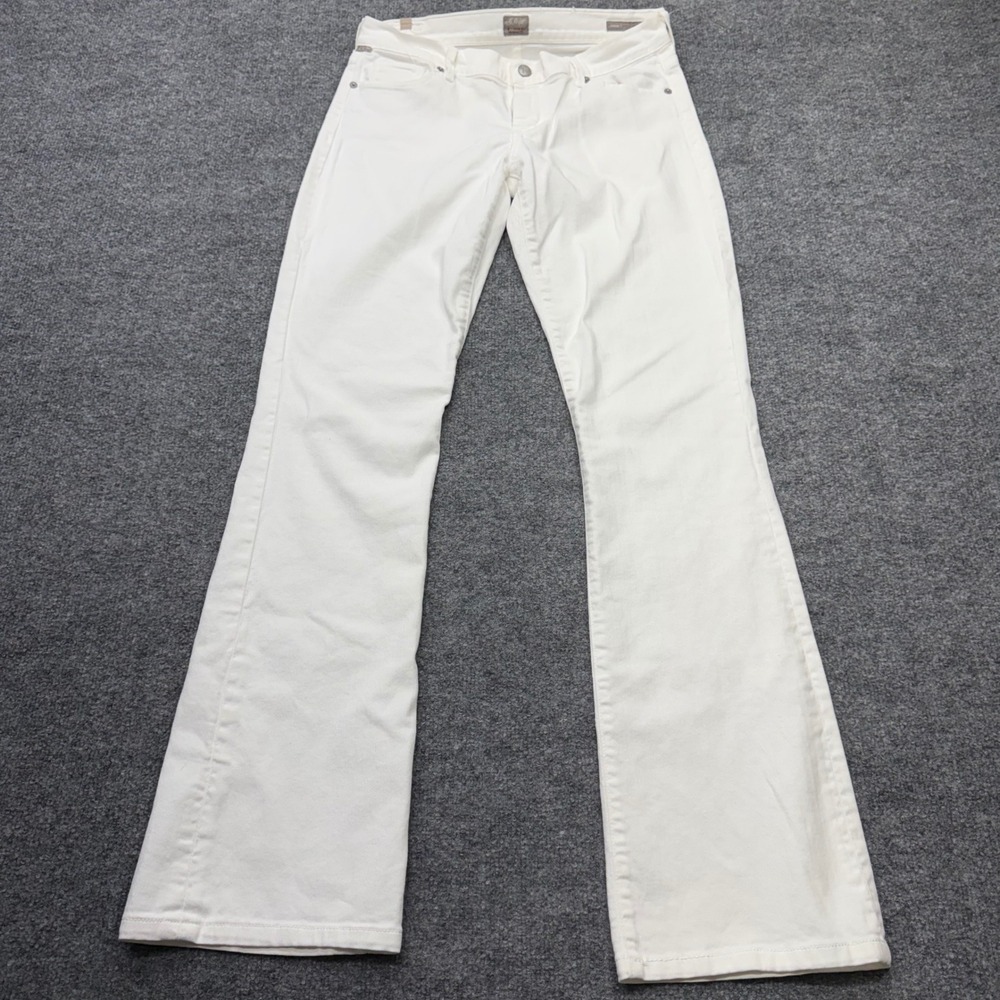 Citizens of Humanity Amber White Medium Rise Bootcut Jeans Womens 29 Bootcut - Picture 2 of 9